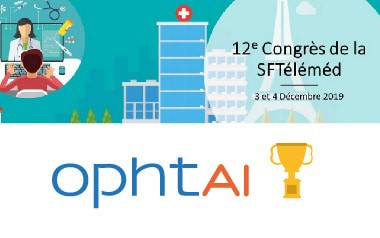 OphtAI gana el premio a la innovación del Congreso SFTéléméd